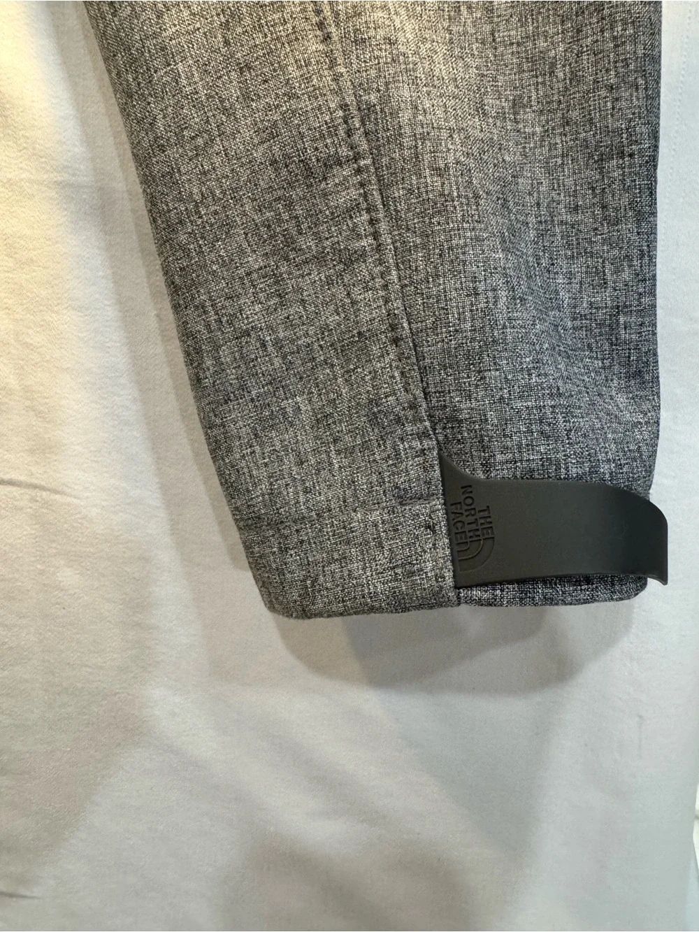 Men's North Face  Windwall Fleece Lined Gray Zip‑Front Casual Jacket